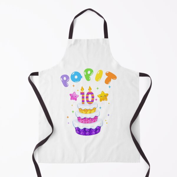 Item preview, 10th Birthday Girl and Boy Pop It, Funny Pop Fidget Toys Popping Cute colorful Kids designed and sold by Shozon.