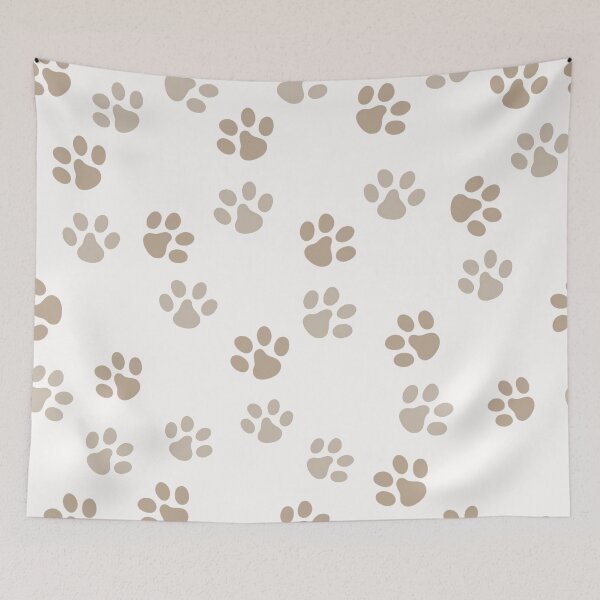 Item preview, Dog Puppy Paw Print Pattern designed and sold by WearWolfDesigns.