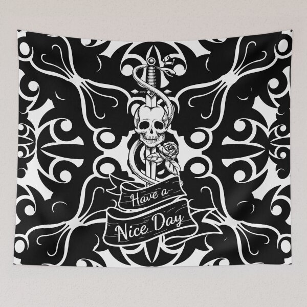 Item preview, Skull with roses tattoo - Nice Day designed and sold by DigoCostaK7css.