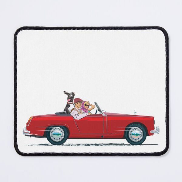 Item preview, Red Sprite/Midget with Great Dane passenger designed and sold by Bigs66.