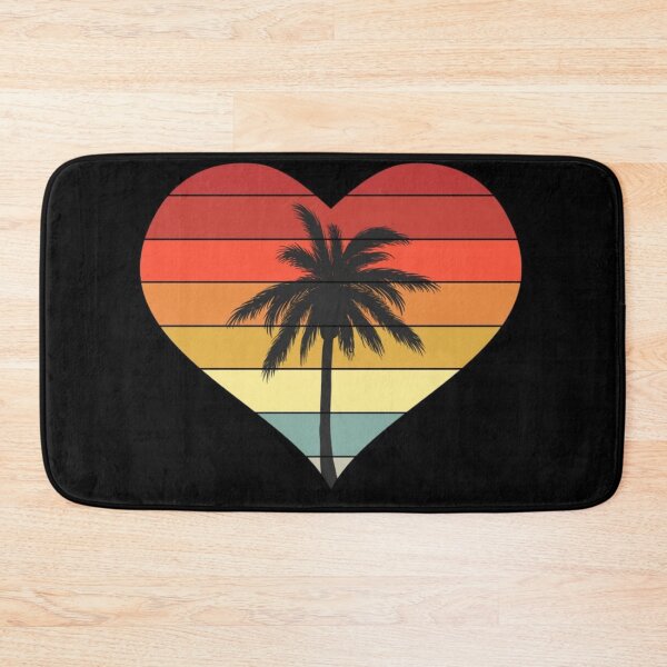 Item preview, Retro Sunset Heart Palm Tree. designed and sold by CristalleLisa.