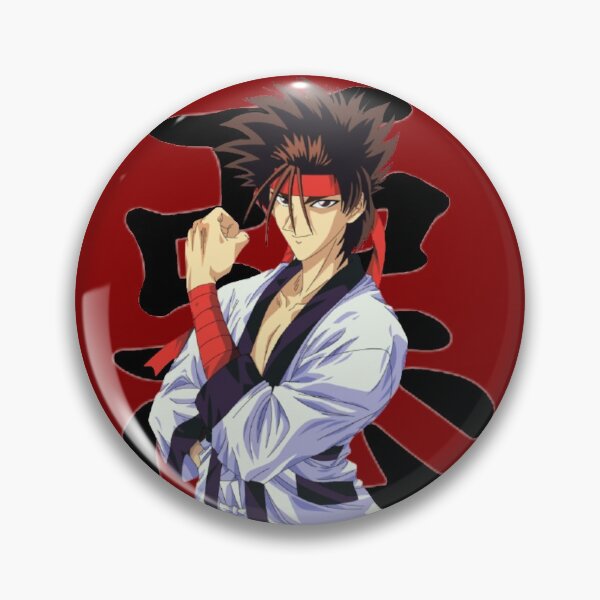 Item preview, Sanosuke from Rurouni Kenshin (Red Background) - ORIGINAL by SillyFun.redbubble.com designed and sold by SillyFun.