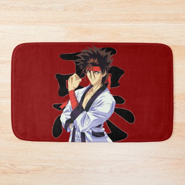 Item preview, Sanosuke from Rurouni Kenshin (Red Background) - ORIGINAL by SillyFun.redbubble.com designed and sold by SillyFun.