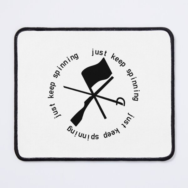 Item preview, Just Keep Spinning- color guard (black) designed and sold by aaronburr1sir.