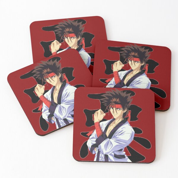 Item preview, Sanosuke from Rurouni Kenshin (Red Background) - ORIGINAL by SillyFun.redbubble.com designed and sold by SillyFun.