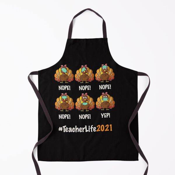Item preview, 2021 Thanksgiving Teacher life masked Turkey day Autumn Fall designed and sold by PatrickRda.