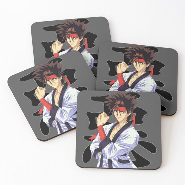 Item preview, Sanosuke from Rurouni Kenshin (Grey Background) - ORIGINAL by SillyFun.redbubble.com designed and sold by SillyFun.