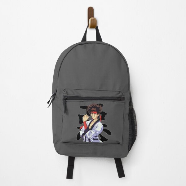 Item preview, Sanosuke from Rurouni Kenshin (Grey Background) - ORIGINAL by SillyFun.redbubble.com designed and sold by SillyFun.