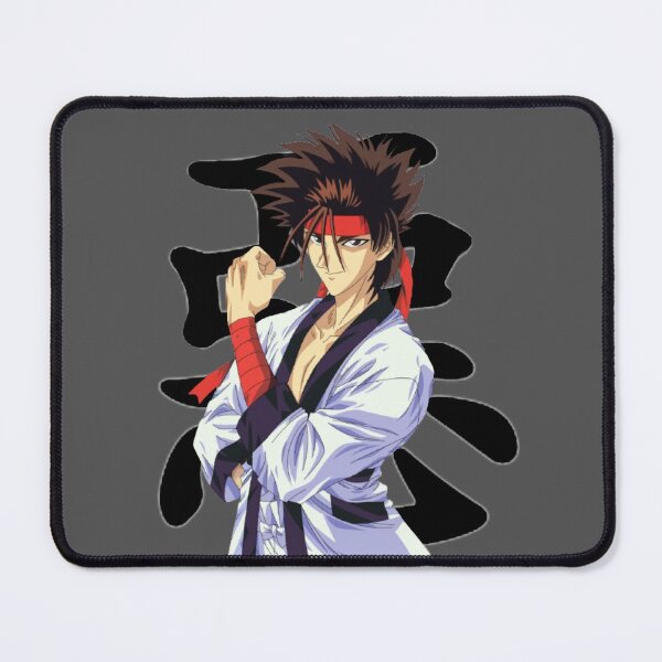Item preview, Sanosuke from Rurouni Kenshin (Grey Background) - ORIGINAL by SillyFun.redbubble.com designed and sold by SillyFun.