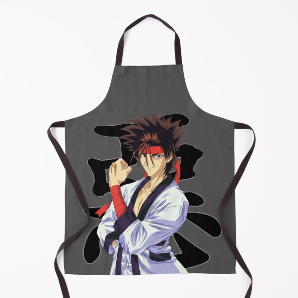 Item preview, Sanosuke from Rurouni Kenshin (Grey Background) - ORIGINAL by SillyFun.redbubble.com designed and sold by SillyFun.