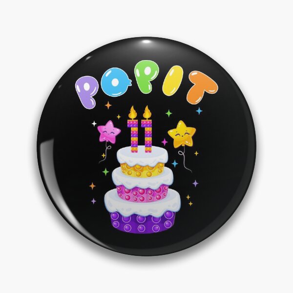 Item preview, 11th Birthday Girl and Boy Pop It, Funny Pop Fidget Toys Popping Cute colorful Kids designed and sold by Shozon.