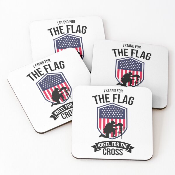 Item preview, Stand For The Flag Kneel For The Cross Military Veterans Day  designed and sold by StairheadStore.