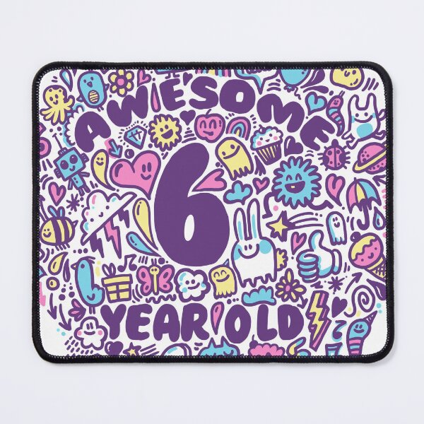 Item preview, 6th Birthday Doodle designed and sold by wottoart.