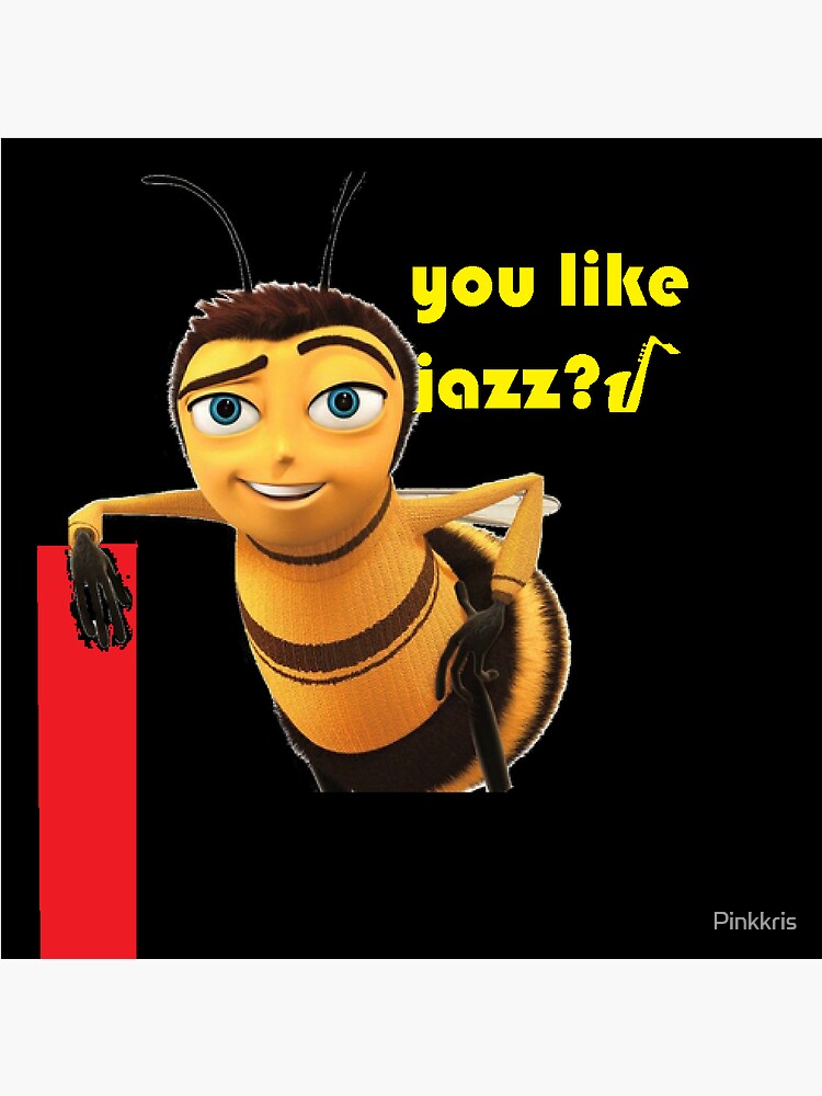 "you like jazz?" Sticker for Sale by Pinkkris | Redbubble