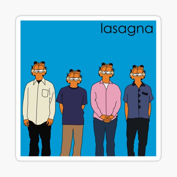 Weezer Garfield Sticker
