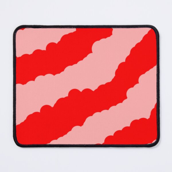 Item preview, Red and Pink Tie Dye Cloud Stripes Non-Repeating Pattern designed and sold by Nicolette Olivier.