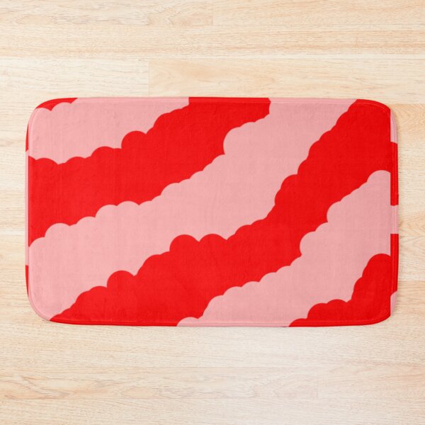 Item preview, Red and Pink Tie Dye Cloud Stripes Non-Repeating Pattern designed and sold by Nicolette Olivier.