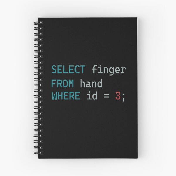 Item preview, Select finger From hand Where id equal 3 designed and sold by DuaneGarrett.