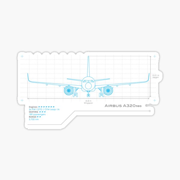Airbus A320 Neo Sticker