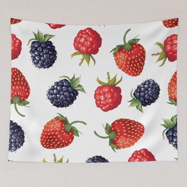 Item preview, Fruit Berry Pattern designed and sold by WearWolfDesigns.