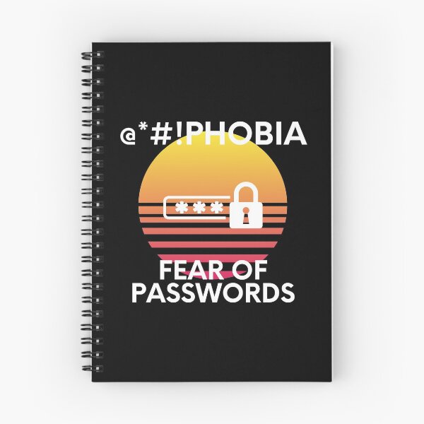 Item preview, Password Phobia Fear Of Passwords Technology Humor designed and sold by EllConApparel.