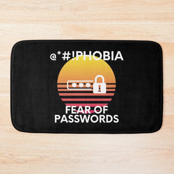 Item preview, Password Phobia Fear Of Passwords Technology Humor designed and sold by EllConApparel.
