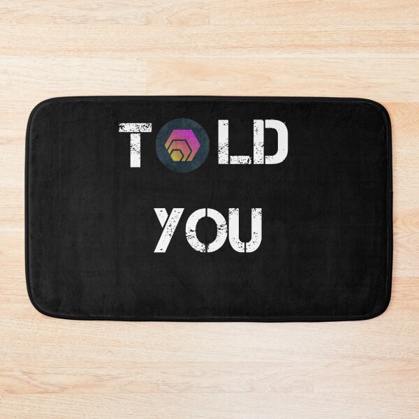 Item preview, Told You Hex Crypto Currency Design designed and sold by Funny-Tees4U.