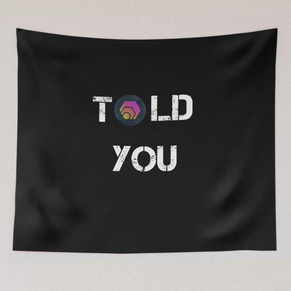 Item preview, Told You Hex Crypto Currency Design designed and sold by Funny-Tees4U.