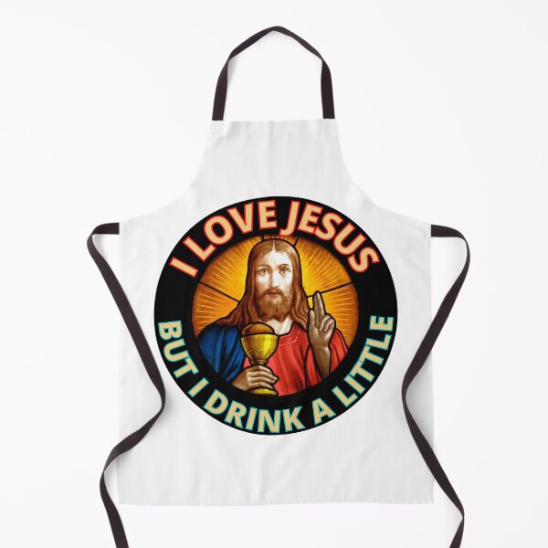 Item preview, I Love Jesus But I Drink A Little Christian Jesus designed and sold by RGRamsey.