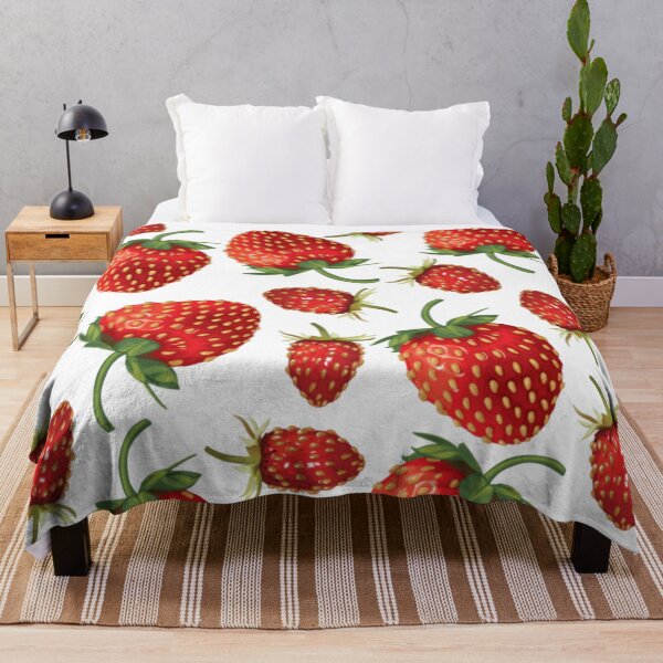 Item preview, Strawberries pattern designed and sold by WearWolfDesigns.