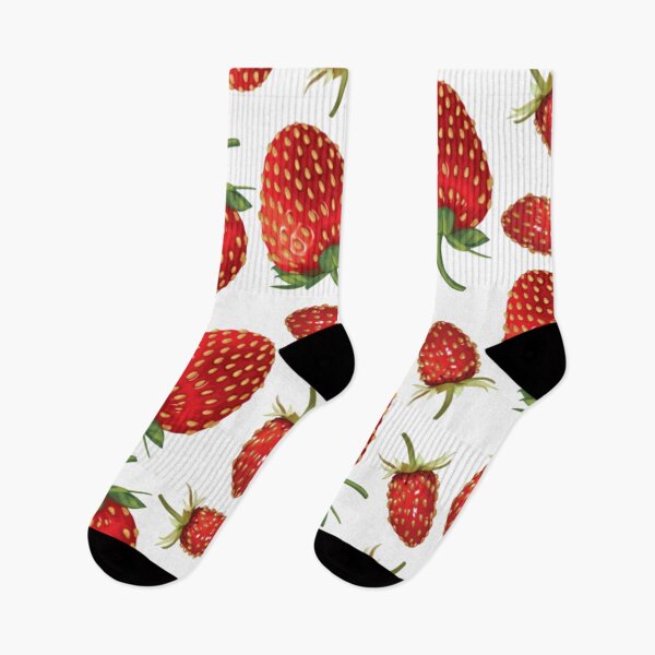 Item preview, Strawberries pattern designed and sold by WearWolfDesigns.