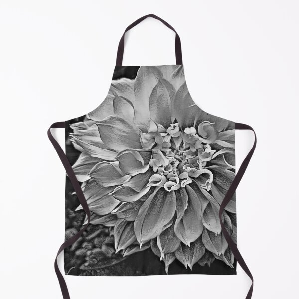 Item preview, Dahlia In Black And White designed and sold by Roanemermaid.