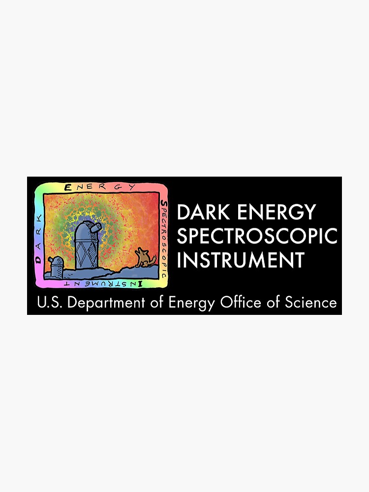 Thumbnail 3 of 3, Sticker, DESI Logo with text designed and sold by DESIsurvey.