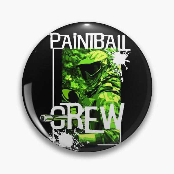 Item preview, Paintball shooting sport marking paintballer splashes of color saying design designed and sold by brunsch-print.
