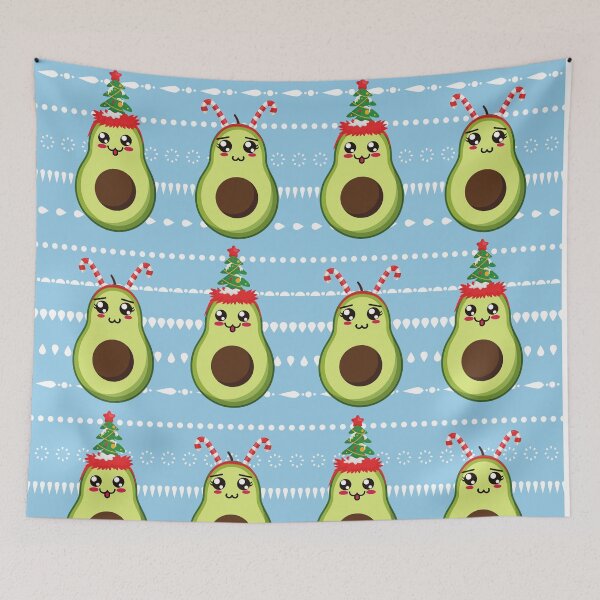 Item preview, Cute Christmas Avocado Pattern designed and sold by BWAYZ.