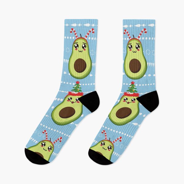 Item preview, Cute Christmas Avocado Pattern designed and sold by BWAYZ.