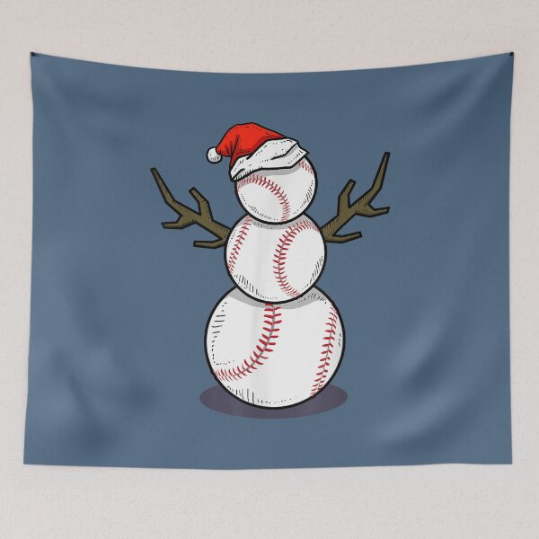 Item preview, Christmas in July Summer Baseball Snowman Party  designed and sold by taylobarucau97.