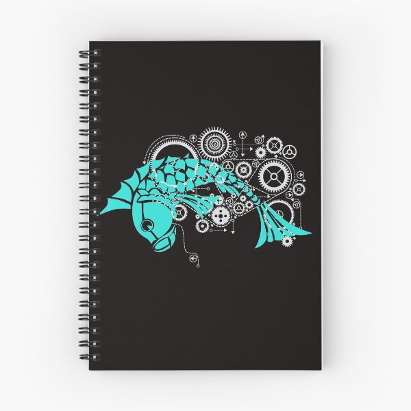 Item preview, Steampunk. Mechanical Green Koi Carp designed and sold by CatCoconut-Art.
