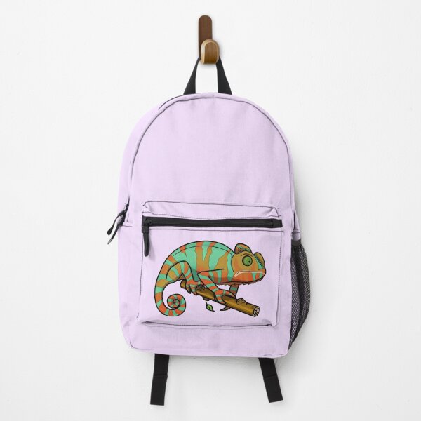Item preview, Blue and orange chameleon designed and sold by mh-art-.