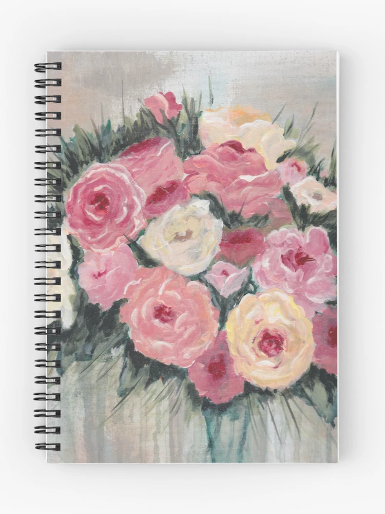 Thumbnail 1 of 3, Journal, Salmon Roses designed and sold by Shelly Moore.