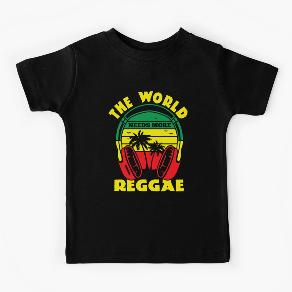 The World Needs More Reggae. Rasta Reggae Music Headphones design