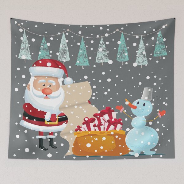 Item preview, Santa Claus Getting Ready for the Trip designed and sold by Ksaavet.