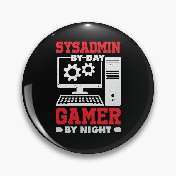 Artikelvorschau, Sysadmin bei Tag Gamer bei Nacht entworfen und verkauft von Marcid95.