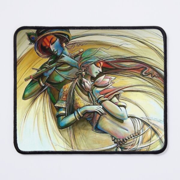 Item preview, Radha Krishna Abstract Sketch  designed and sold by banothsonu.