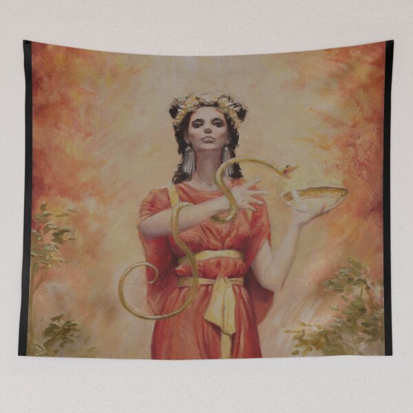 Item preview, Hygeia - Goddess of preventative good health designed and sold by Leo Plaw.