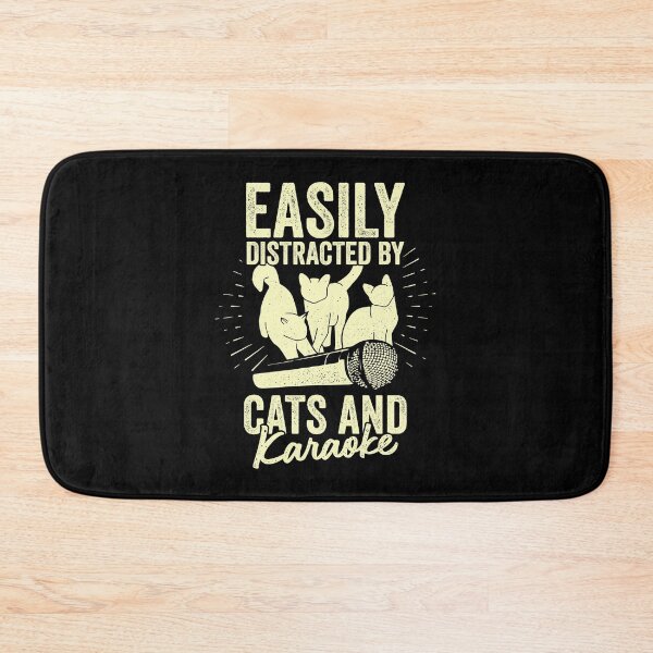 Item preview, Easily Distracted By Cats And Karaoke designed and sold by Marcid95.