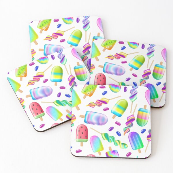 Item preview, Rainbow Popsicles designed and sold by kawaiistudio.