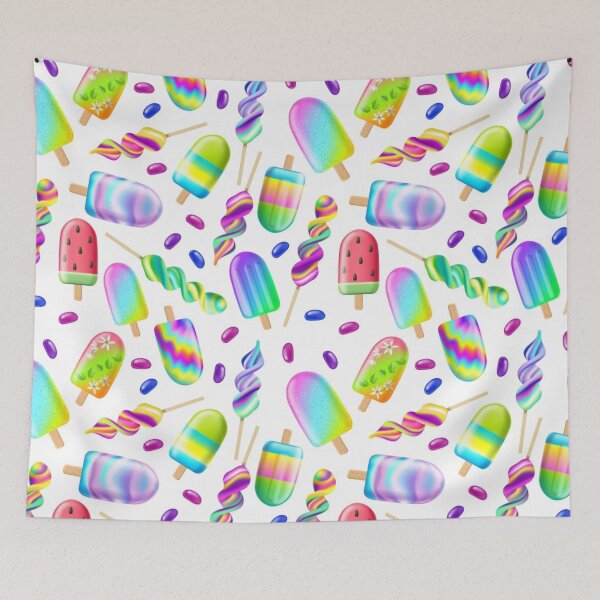 Item preview, Rainbow Popsicles designed and sold by kawaiistudio.