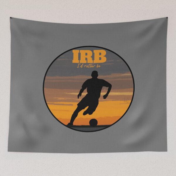 Item preview, IRB, I'd Rather Be Playing Soccer Design for Male Soccer Player designed and sold by LifeCrush.