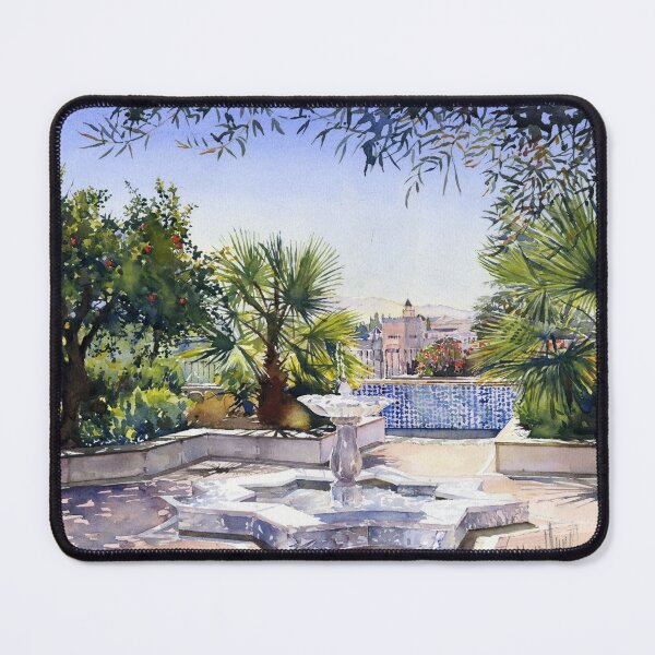 Item preview, The Garden Of The Mosque, Granada designed and sold by Margaret Merry.